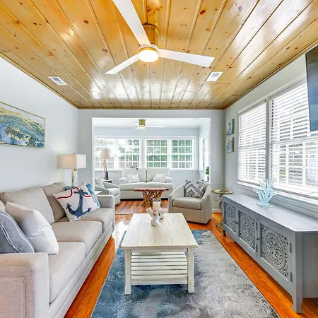 Pearl Cottage In Atlantic Beach Walk To Ocean!